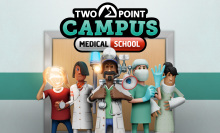 Key art for Two Point Campus: Medical School.