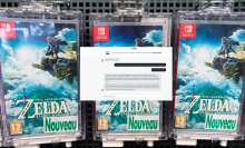 cases of zelda game with screenshot of ign bot responding about the game