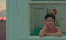Scarlett Johansson in still image from 'Asteroid City'