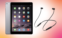 apple iPad and beats wireless earbuds